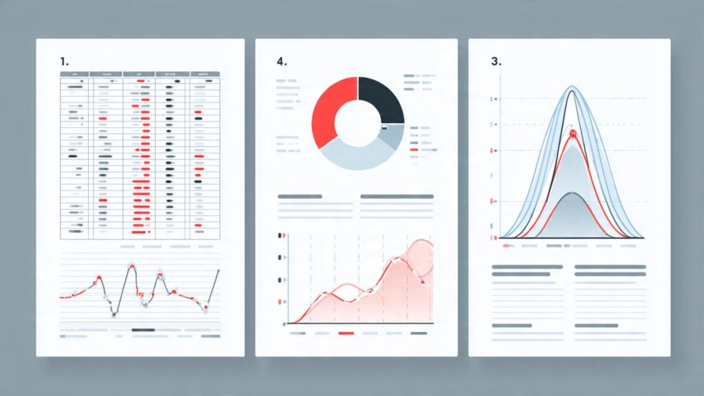 Visual representation of messy, incomplete, and biased data challenges in machine learning projects
