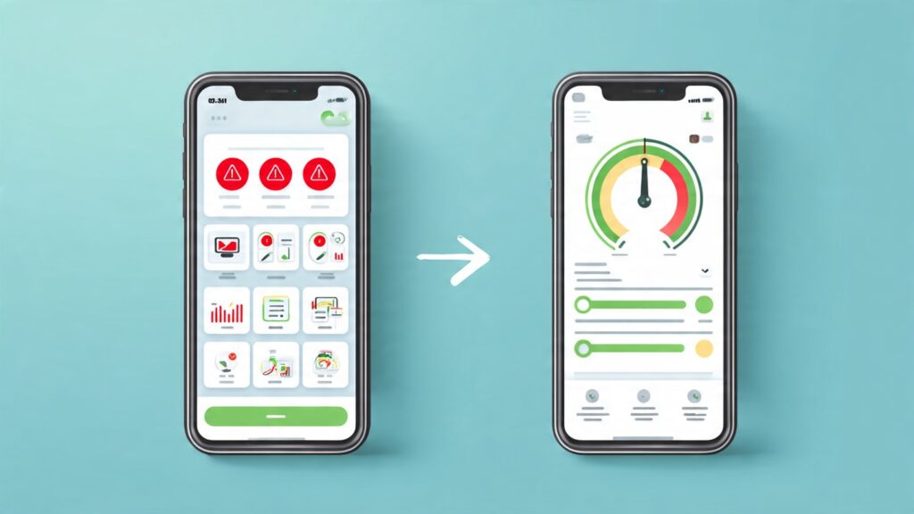 Smartphone Performance Before and After Optimization